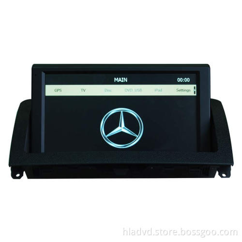 Wholesale - 1 Din Car DVD Player for Mercedes-Benz C-W204 Head Unit Sat Nav with GPS Navigation Radio dvd player